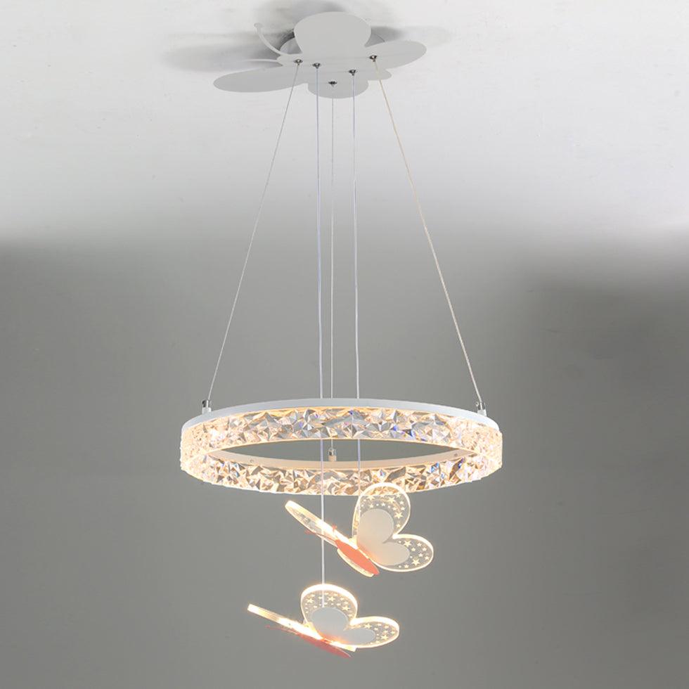 Cartoon Butterfly Acrylic Pendant Lamp - Lamp Outdoor