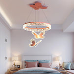Cartoon Butterfly Acrylic Pendant Lamp - Lamp Outdoor