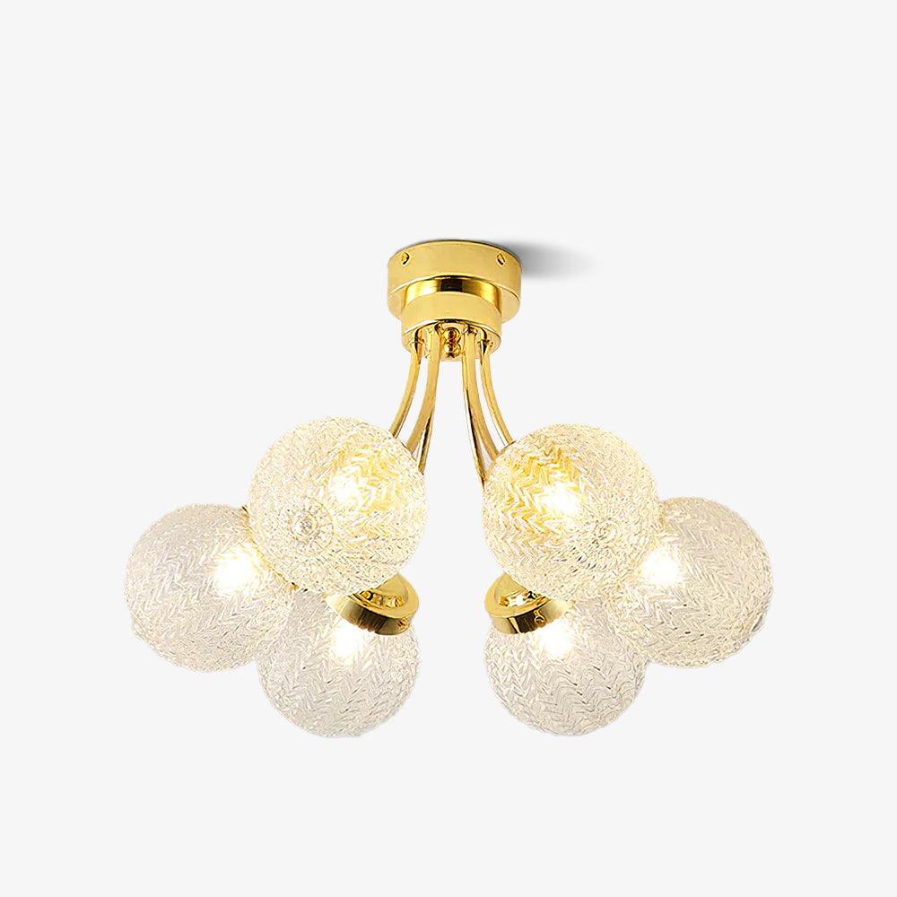 Carved Glass Ceiling Lamp - Lamp Outdoor