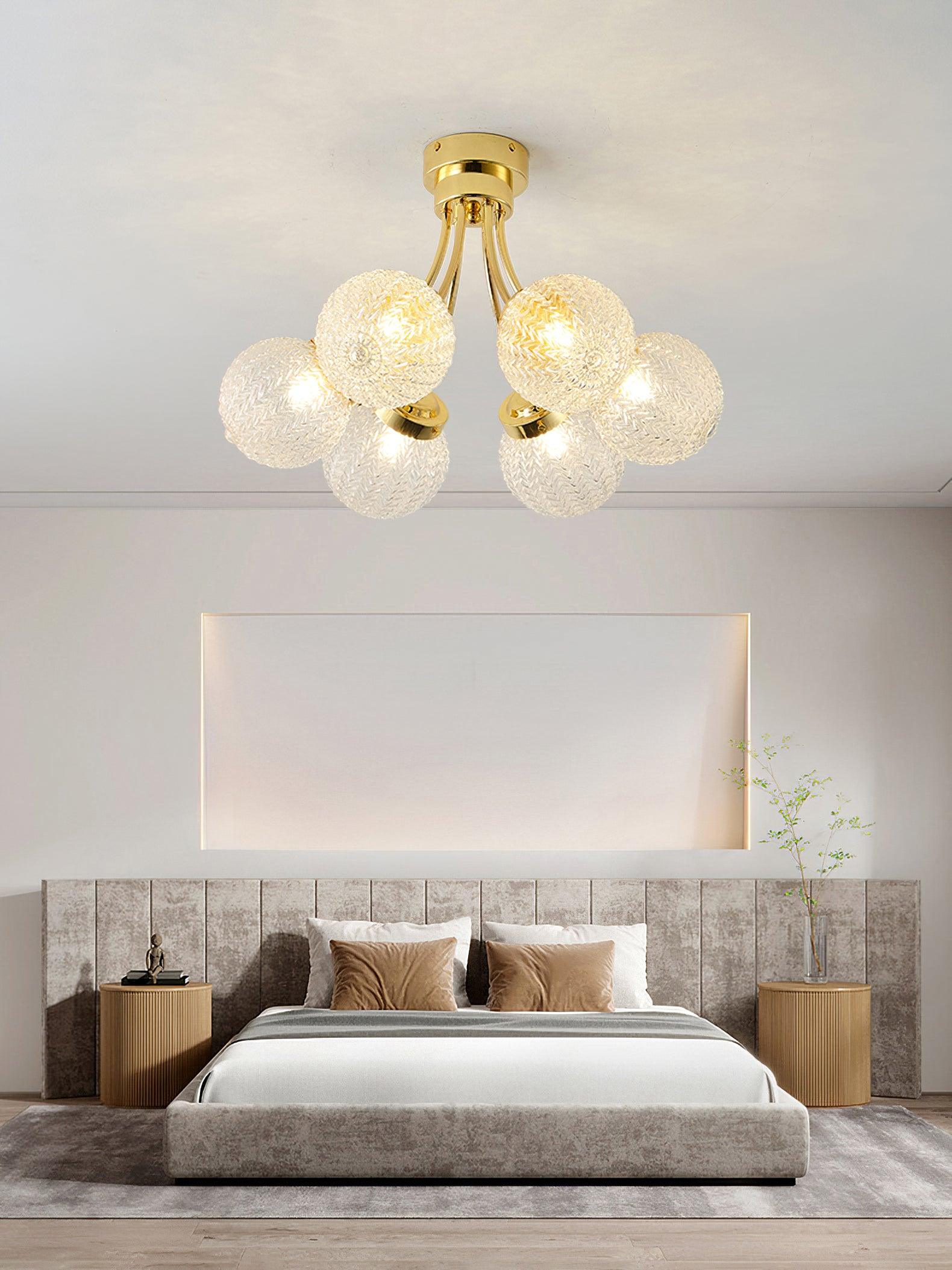 Carved Glass Ceiling Lamp - Lamp Outdoor