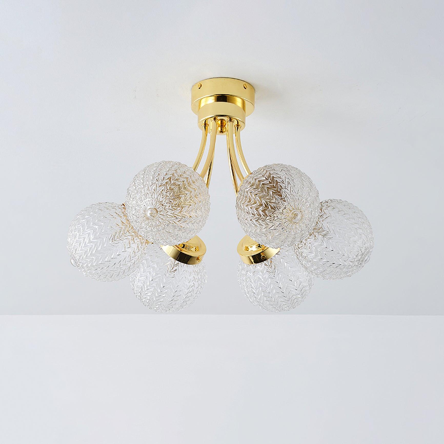 Carved Glass Ceiling Lamp - Lamp Outdoor