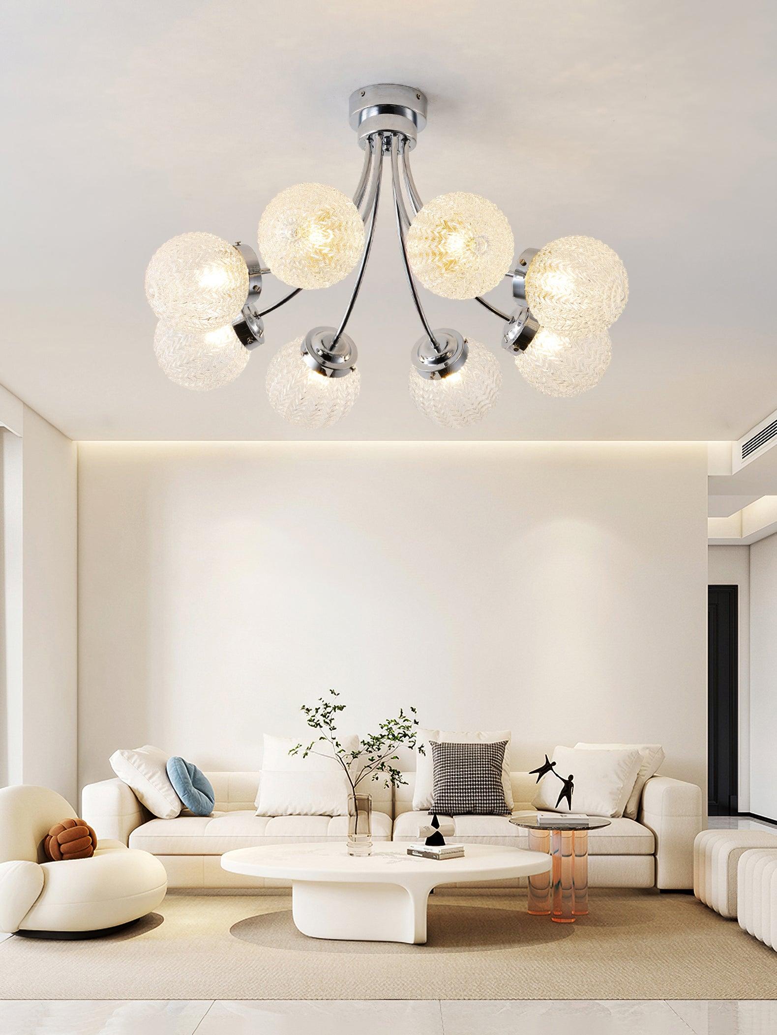Carved Glass Ceiling Lamp - Lamp Outdoor