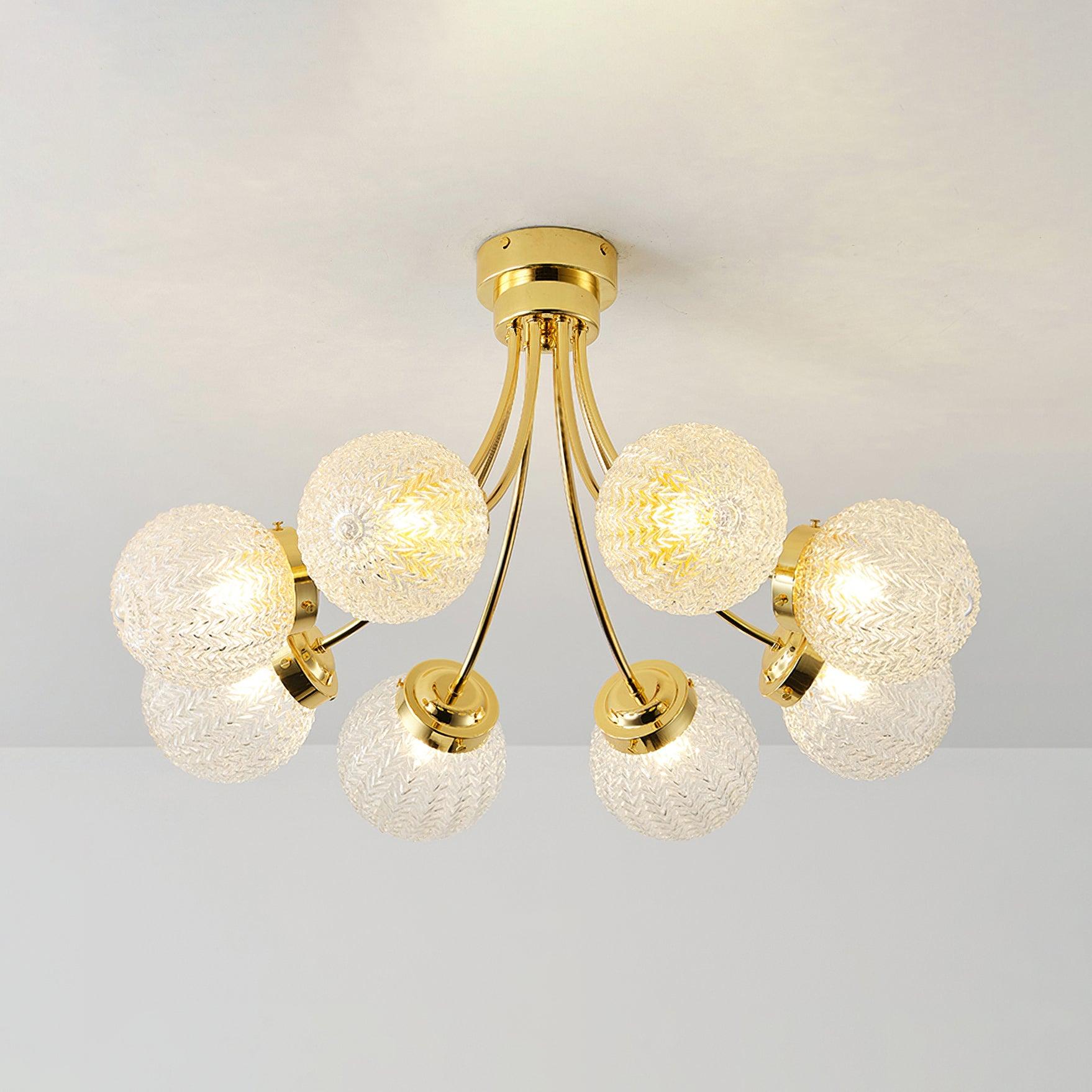 Carved Glass Ceiling Lamp - Lamp Outdoor