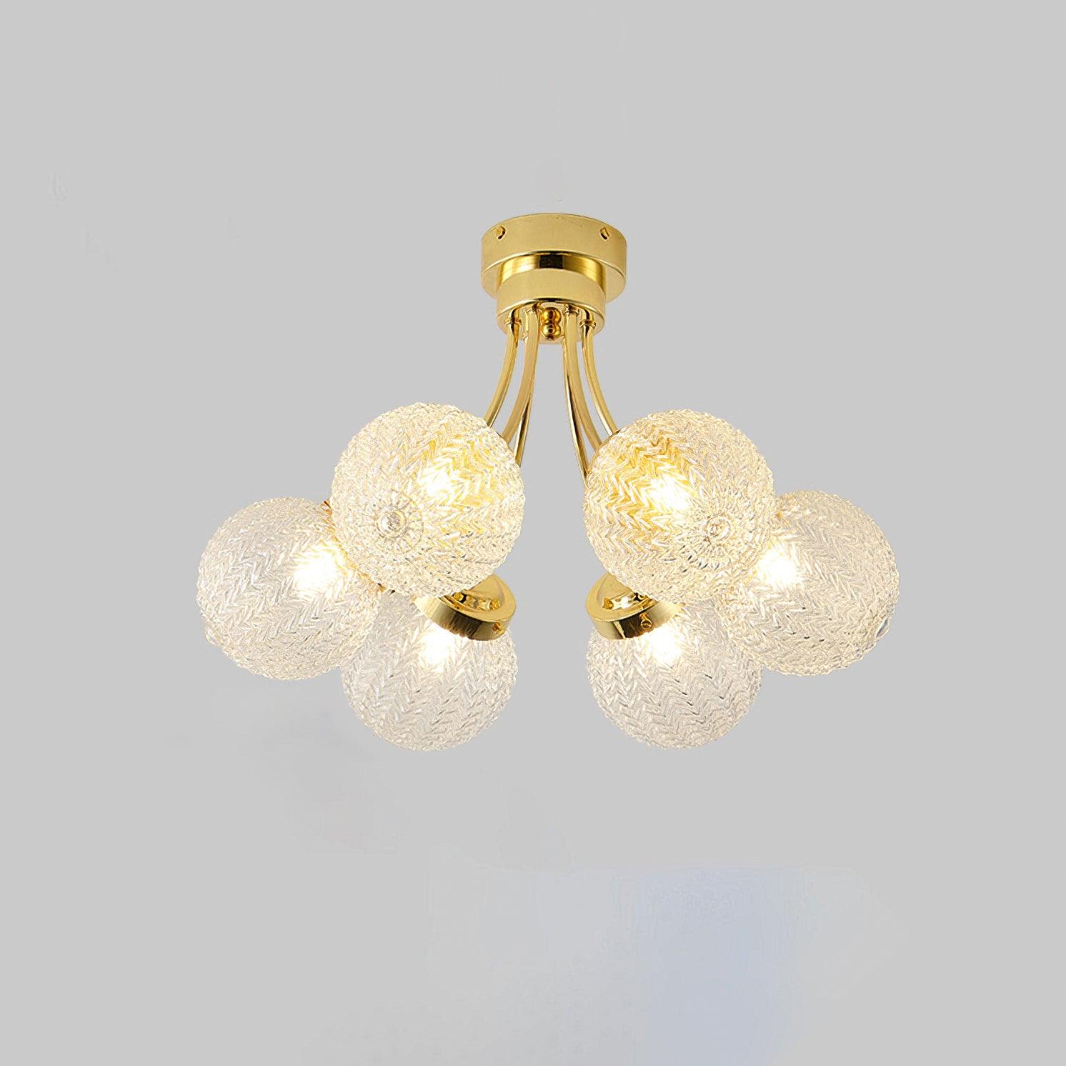 Carved Glass Ceiling Lamp - Lamp Outdoor
