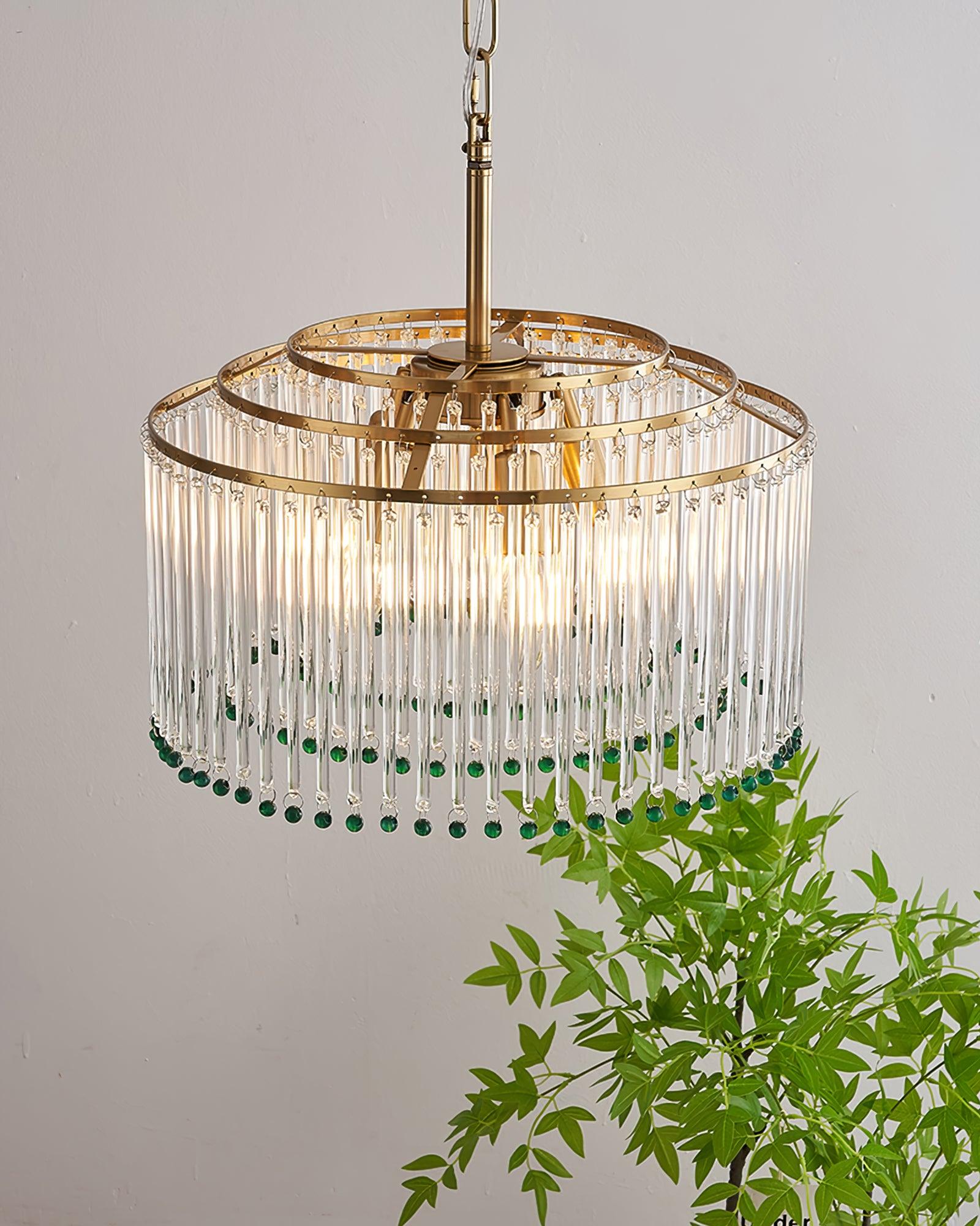 Ulcarir Postmodern Luxury Metal Glass Chandelier - Lamp Outdoor
