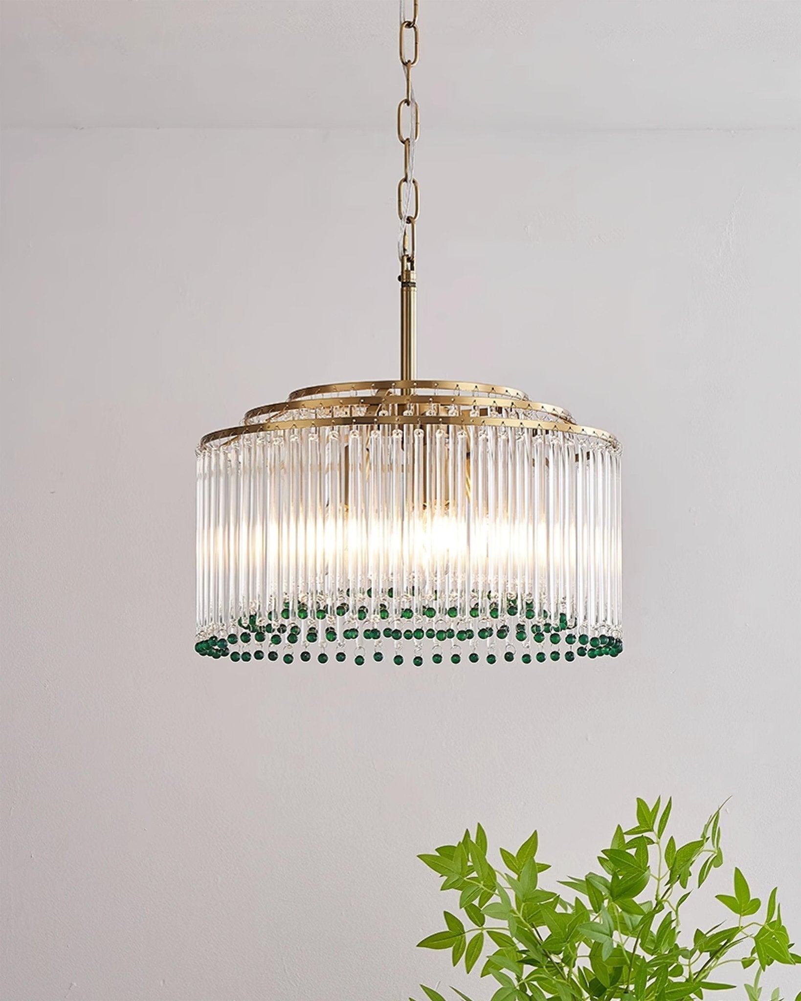 Ulcarir Postmodern Luxury Metal Glass Chandelier - Lamp Outdoor