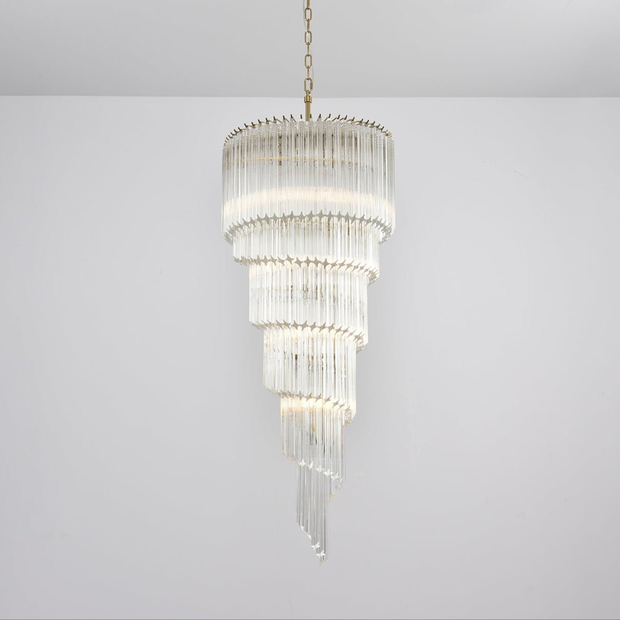 Paisley Modern Glass Chandelier - Lamp Outdoor