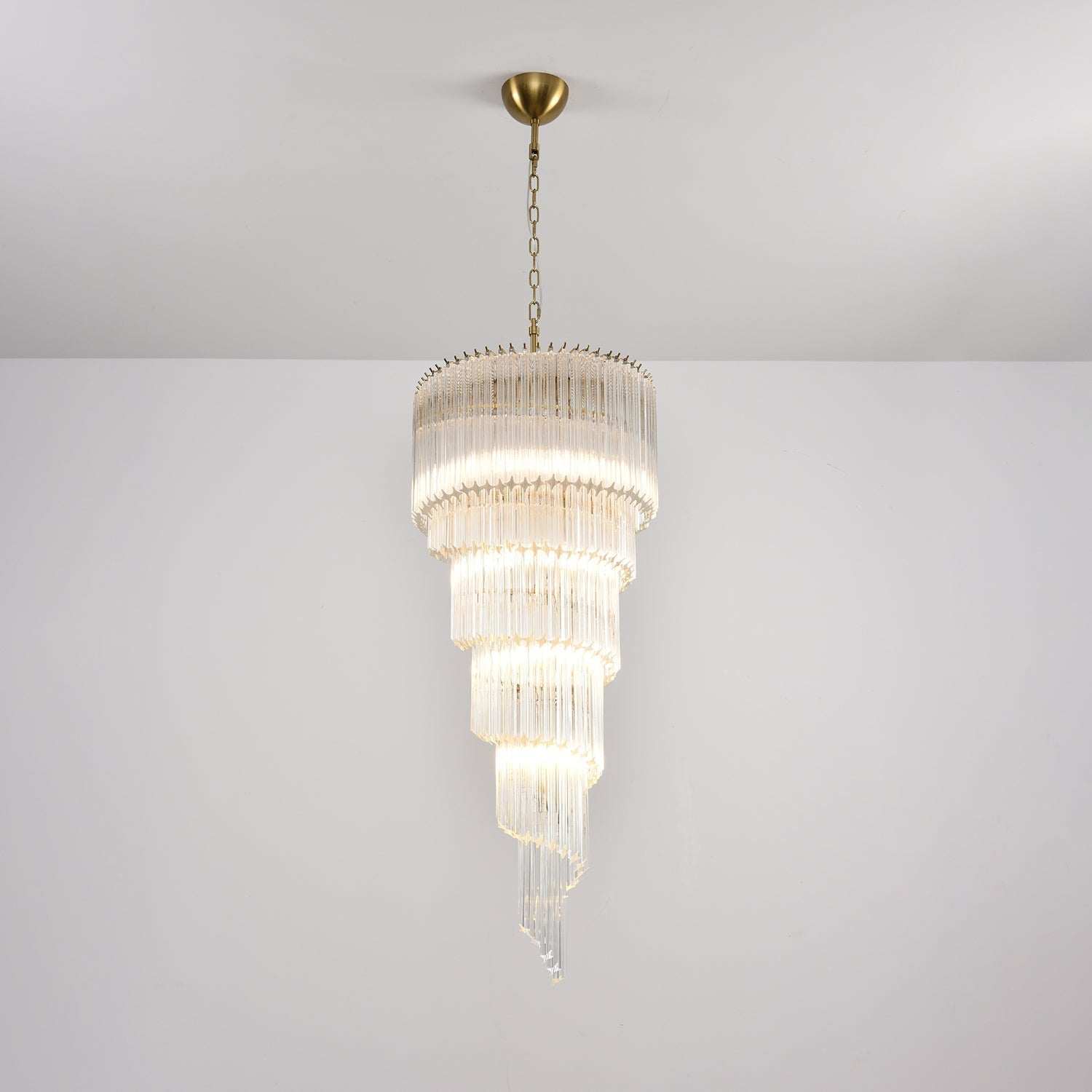 Paisley Modern Glass Chandelier - Lamp Outdoor