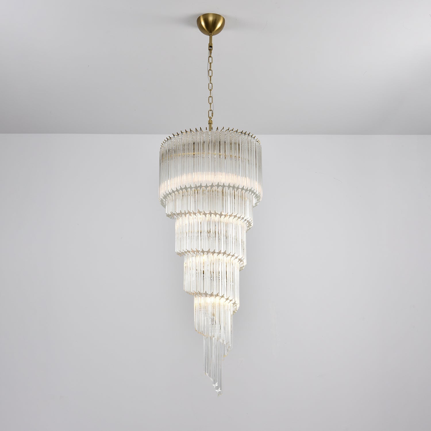 Paisley Modern Glass Chandelier - Lamp Outdoor