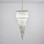 Paisley Modern Glass Chandelier - Lamp Outdoor