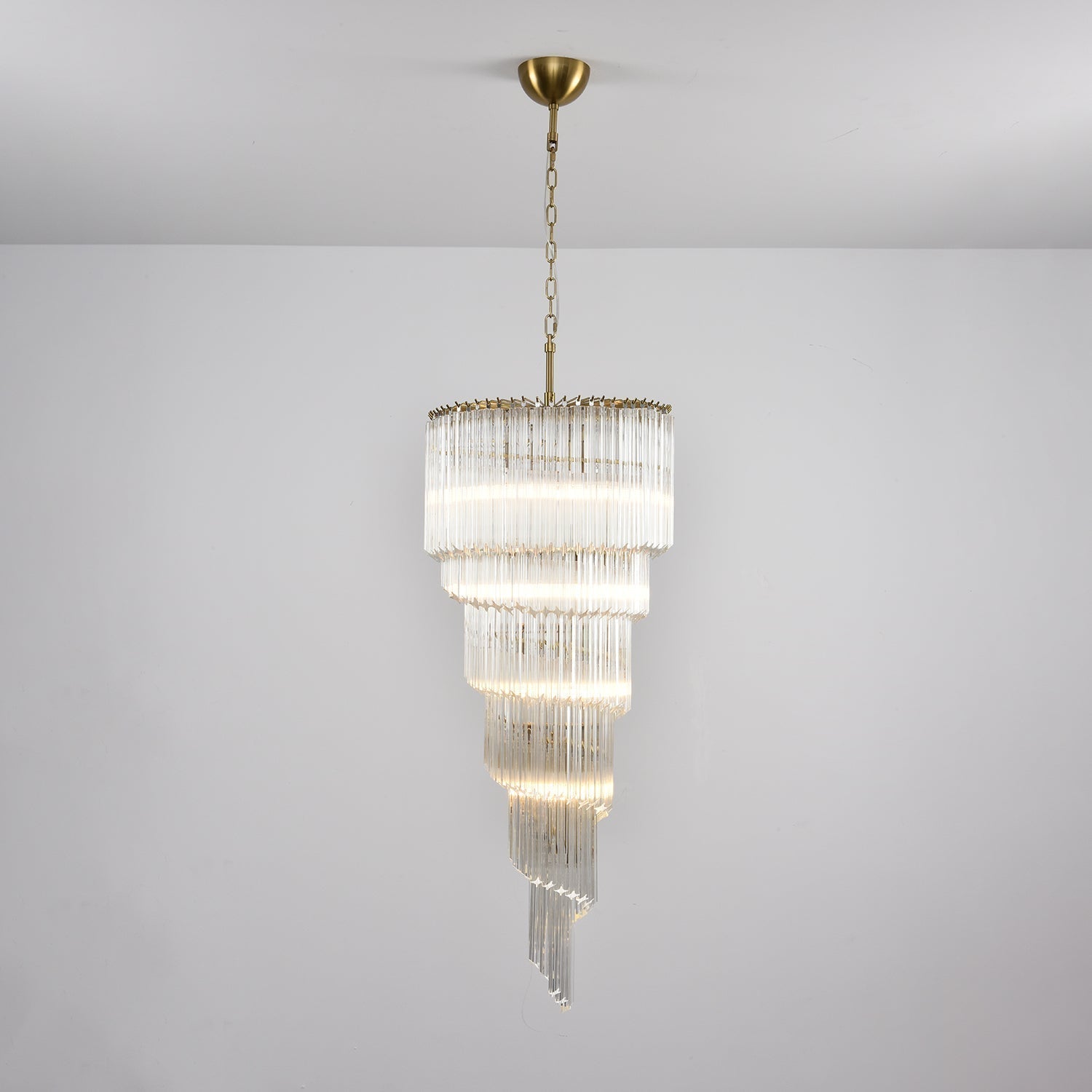 Paisley Modern Glass Chandelier - Lamp Outdoor