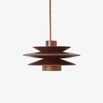 Cascade Wooden Disc Pendant Lamp - Lamp Outdoor