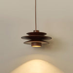 Cascade Wooden Disc Pendant Lamp - Lamp Outdoor