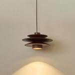 Cascade Wooden Disc Pendant Lamp - Lamp Outdoor