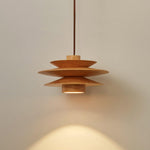 Cascade Wooden Disc Pendant Lamp - Lamp Outdoor