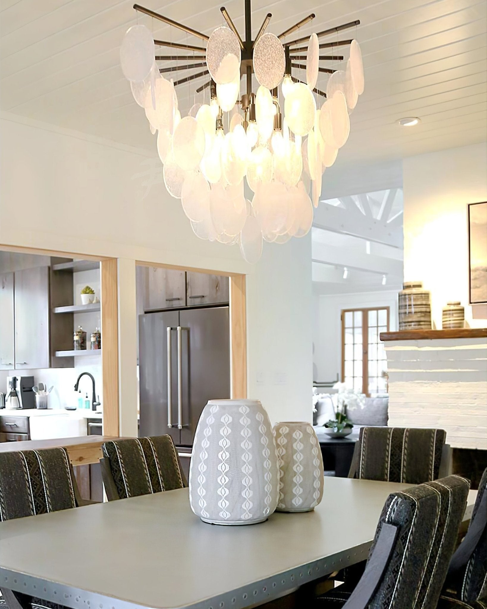 Isaiah Luxury Glass Chandelier - Lamp Outdoor