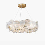 Ruby Luxury Glass Chandelier - Lamp Outdoor