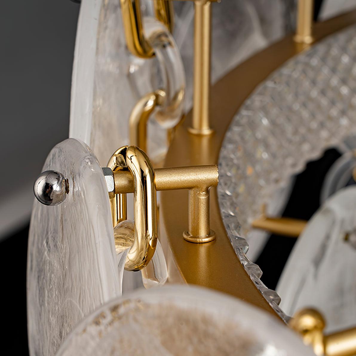 Ruby Luxury Glass Chandelier - Lamp Outdoor