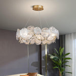 Ruby Luxury Glass Chandelier - Lamp Outdoor