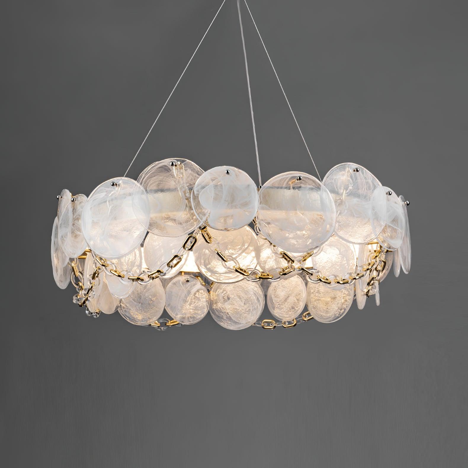 Ruby Luxury Glass Chandelier - Lamp Outdoor
