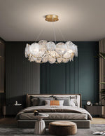 Ruby Luxury Glass Chandelier - Lamp Outdoor