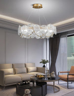 Ruby Luxury Glass Chandelier - Lamp Outdoor