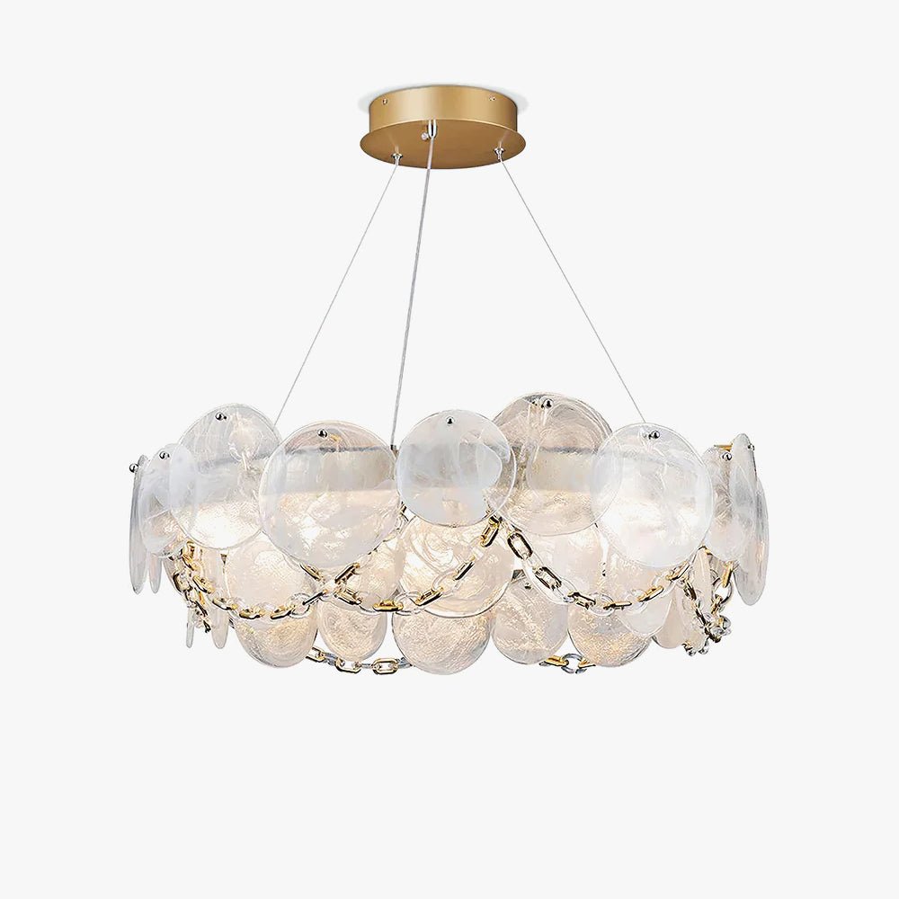 Ruby Luxury Glass Chandelier - Lamp Outdoor