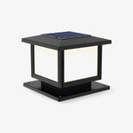 Ray Pavilion-style Square Solar Outdoor Post Light - Lamp Outdoor