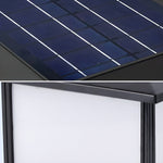 Ray Pavilion-style Square Solar Outdoor Post Light - Lamp Outdoor