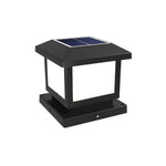 Ray Pavilion-style Square Solar Outdoor Post Light - Lamp Outdoor