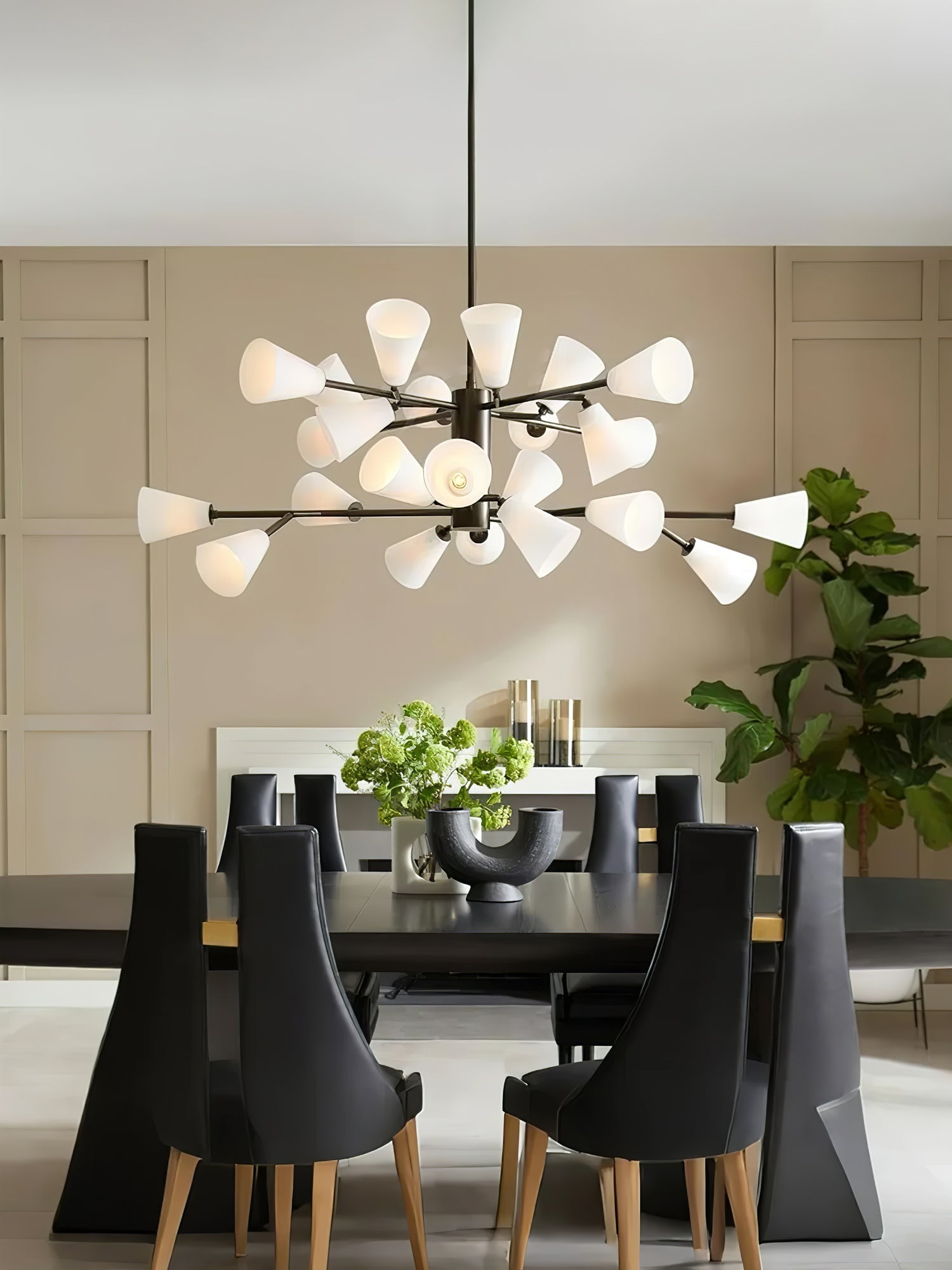 Lily Luxury Metal Chandelier - Lamp Outdoor