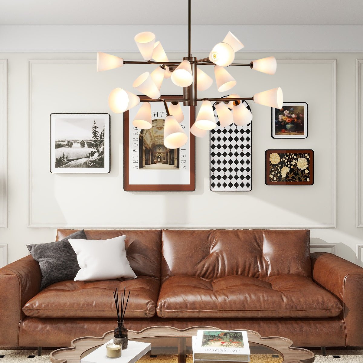 Lily Luxury Metal Chandelier - Lamp Outdoor