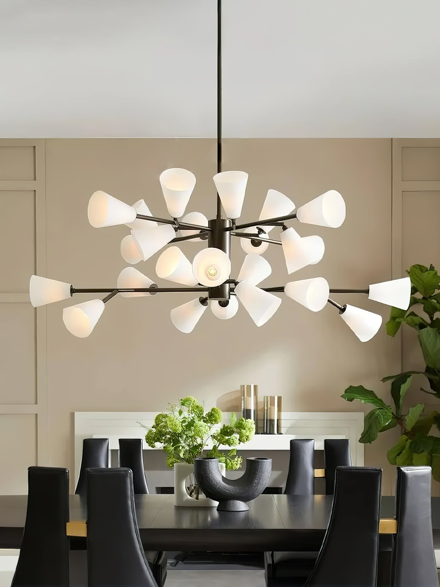 Lily Luxury Metal Chandelier - Lamp Outdoor