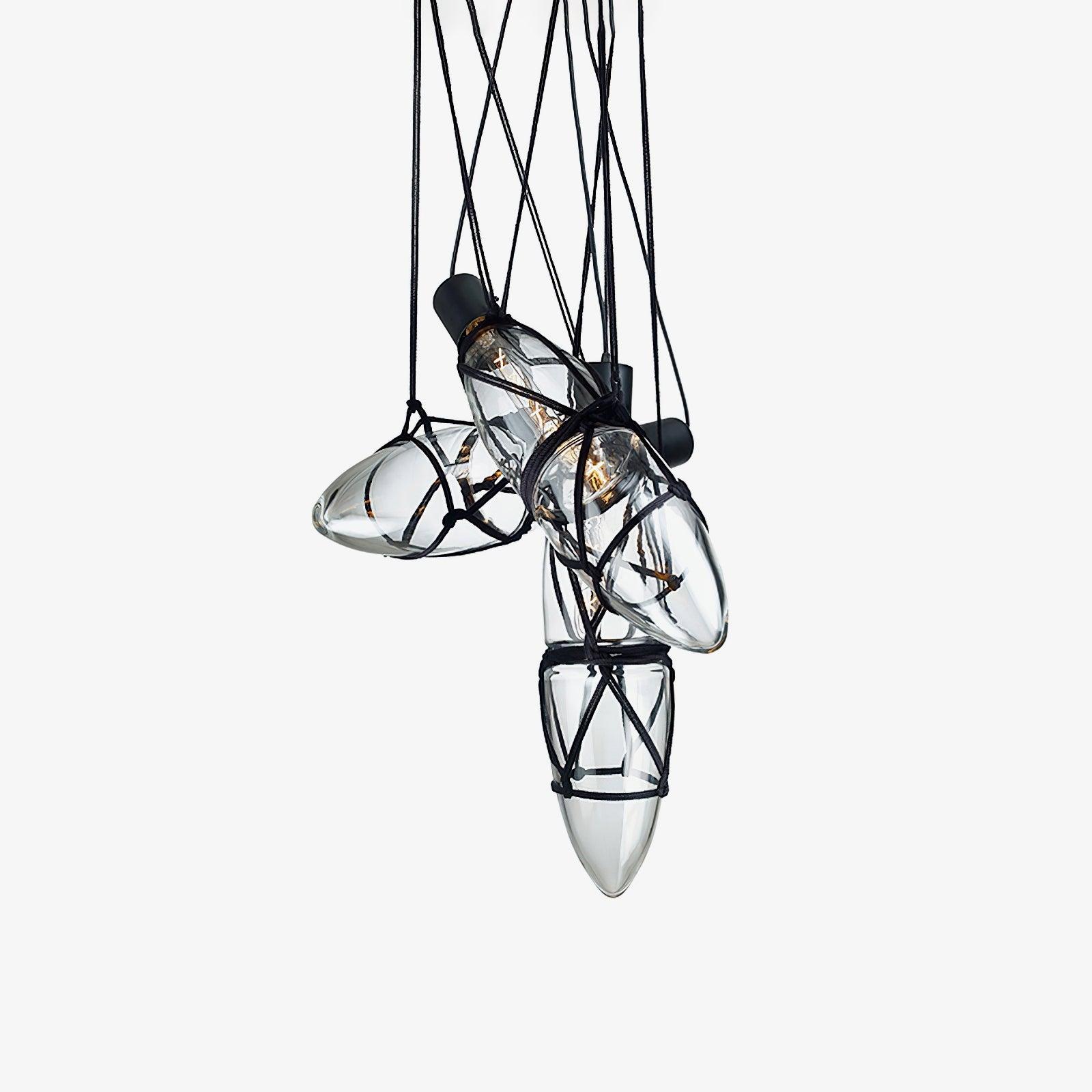 Castaway Bottle Glass Pendant Lamp - Lamp Outdoor