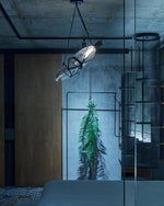 Castaway Bottle Glass Pendant Lamp - Lamp Outdoor