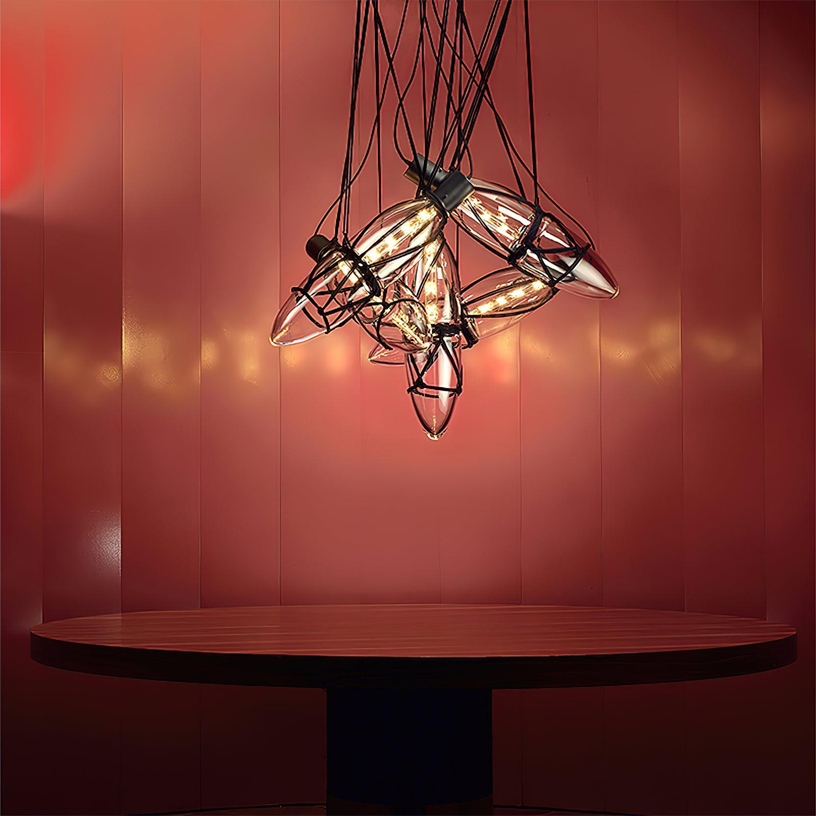 Castaway Bottle Glass Pendant Lamp - Lamp Outdoor