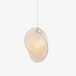 Verine Sculptural Mulberry Silk Pendant Light - Lamp Outdoor