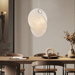 Verine Sculptural Mulberry Silk Pendant Light - Lamp Outdoor