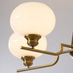 Celeste Sphere Walnut Chandelier - Lamp Outdoor