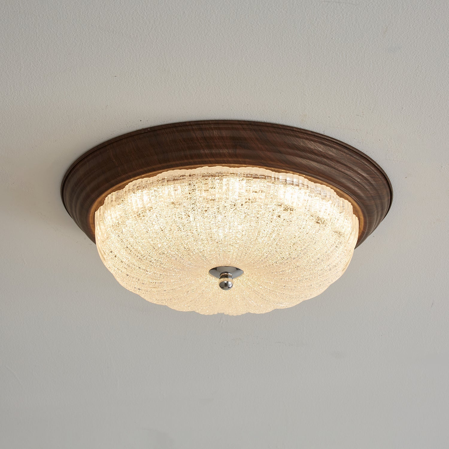 Celestia Walnut Ceiling Light - Lamp Outdoor