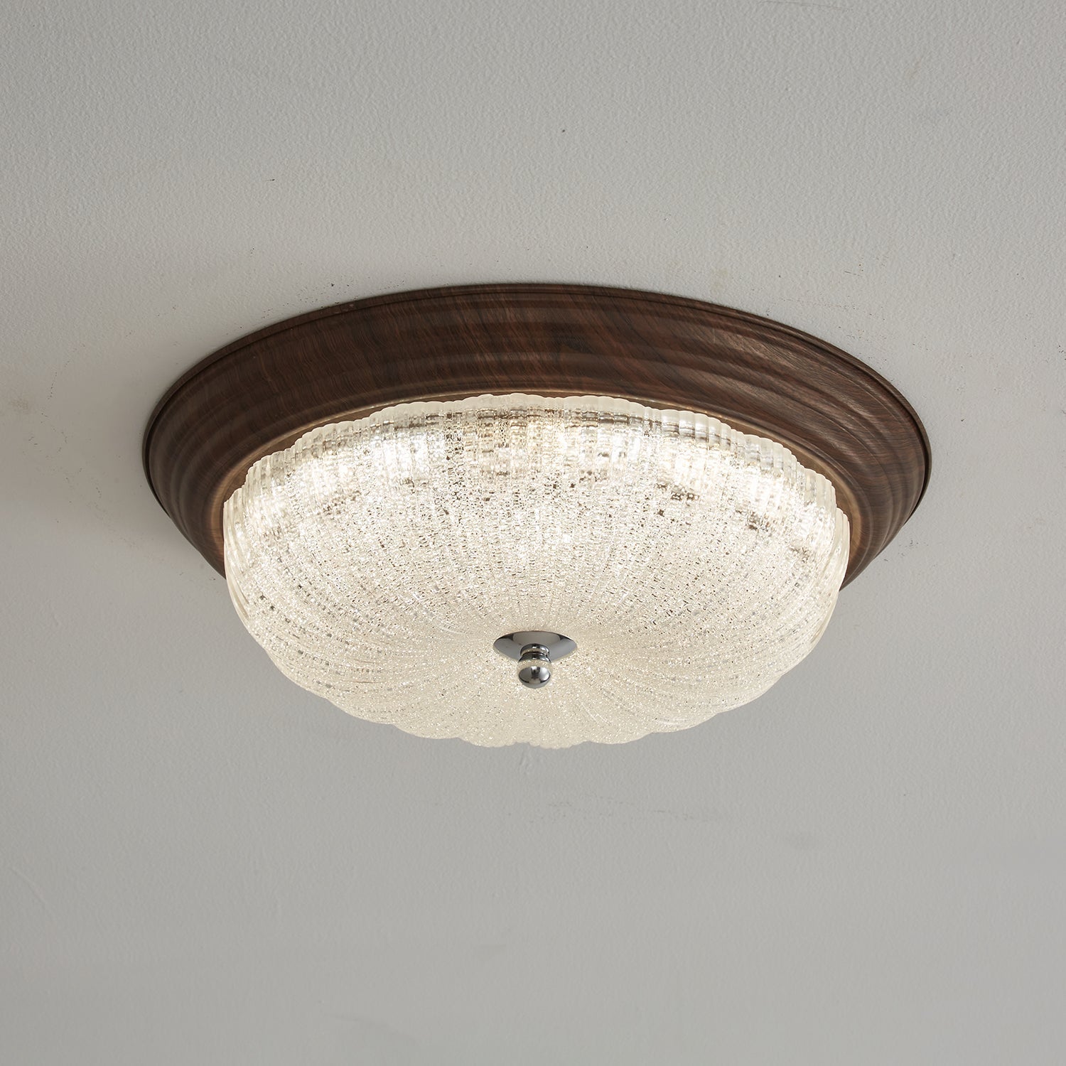 Celestia Walnut Ceiling Light - Lamp Outdoor