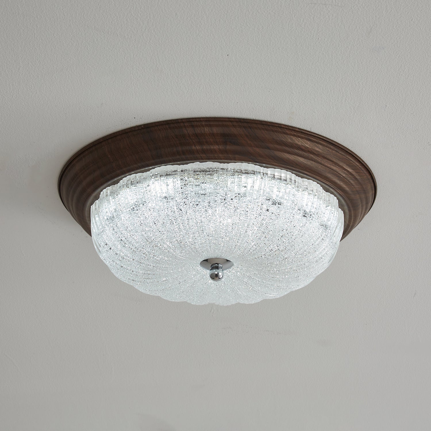 Celestia Walnut Ceiling Light - Lamp Outdoor