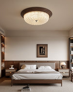 Celestia Walnut Ceiling Light - Lamp Outdoor