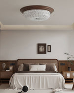 Celestia Walnut Ceiling Light - Lamp Outdoor