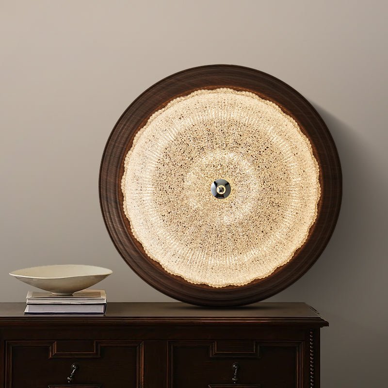 Celestia Walnut Ceiling Light - Lamp Outdoor