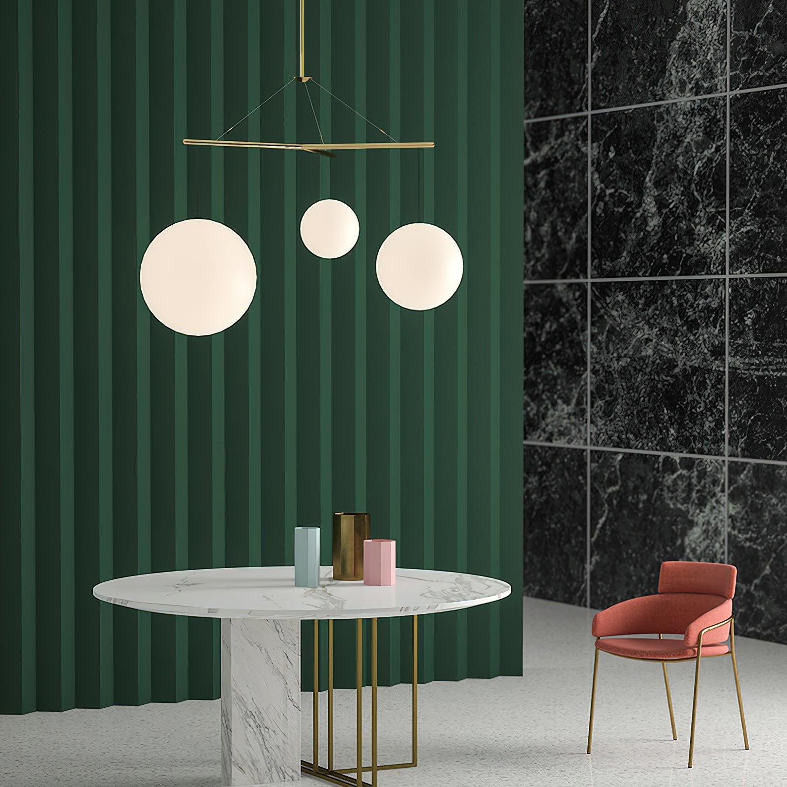 Celestial Orb Trio Pendant Lamp - Lamp Outdoor