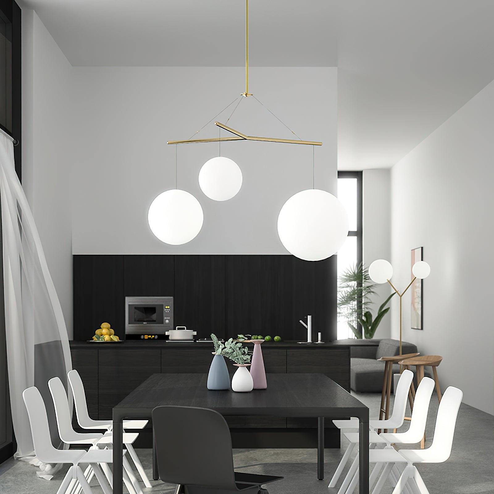 Celestial Orb Trio Pendant Lamp - Lamp Outdoor