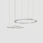 Lunara Dual-Ring Crystal Chandelier - Lamp Outdoor