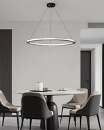 Lunara Dual-Ring Crystal Chandelier - Lamp Outdoor