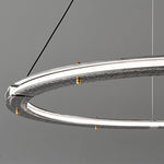 Lunara Dual-Ring Crystal Chandelier - Lamp Outdoor